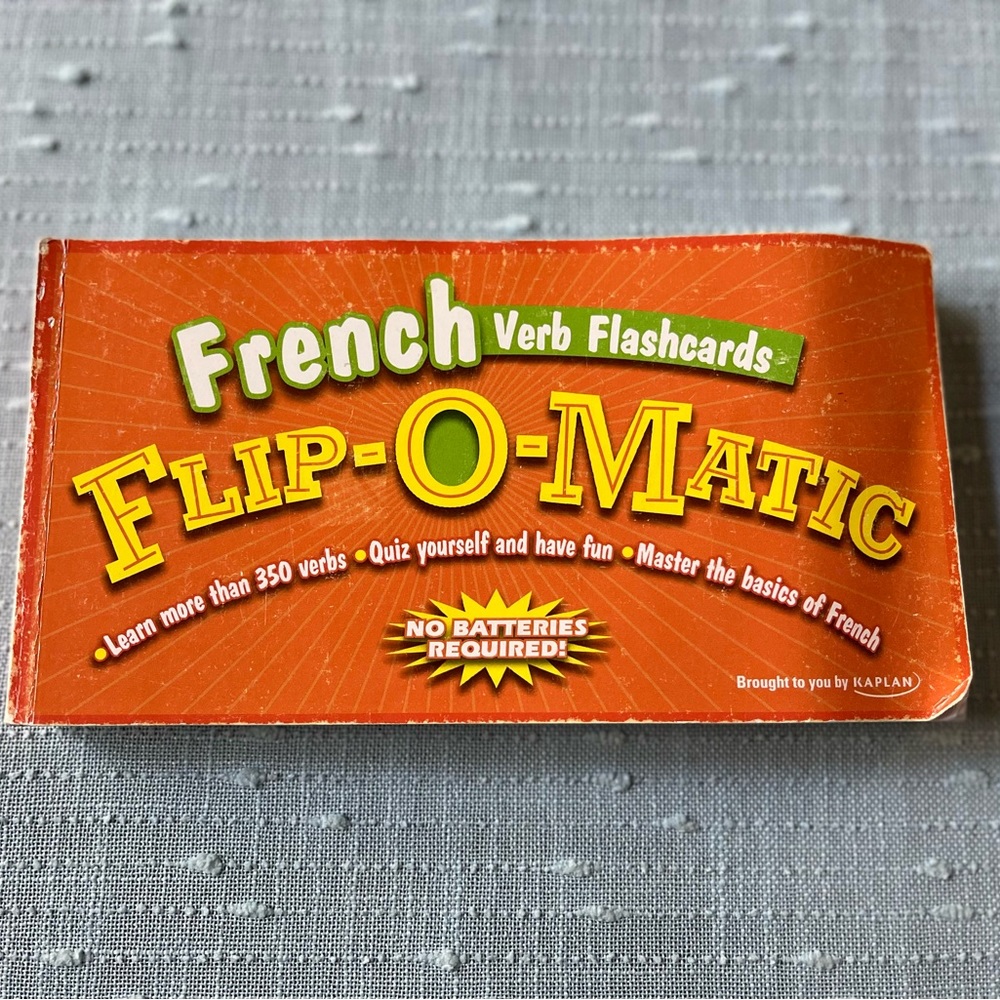French Flip-O-Matic Verb Flashcards book